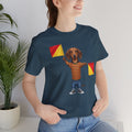 Letter J Dachshund Graphic Unisex Tee – Dispatches from Australia Collection