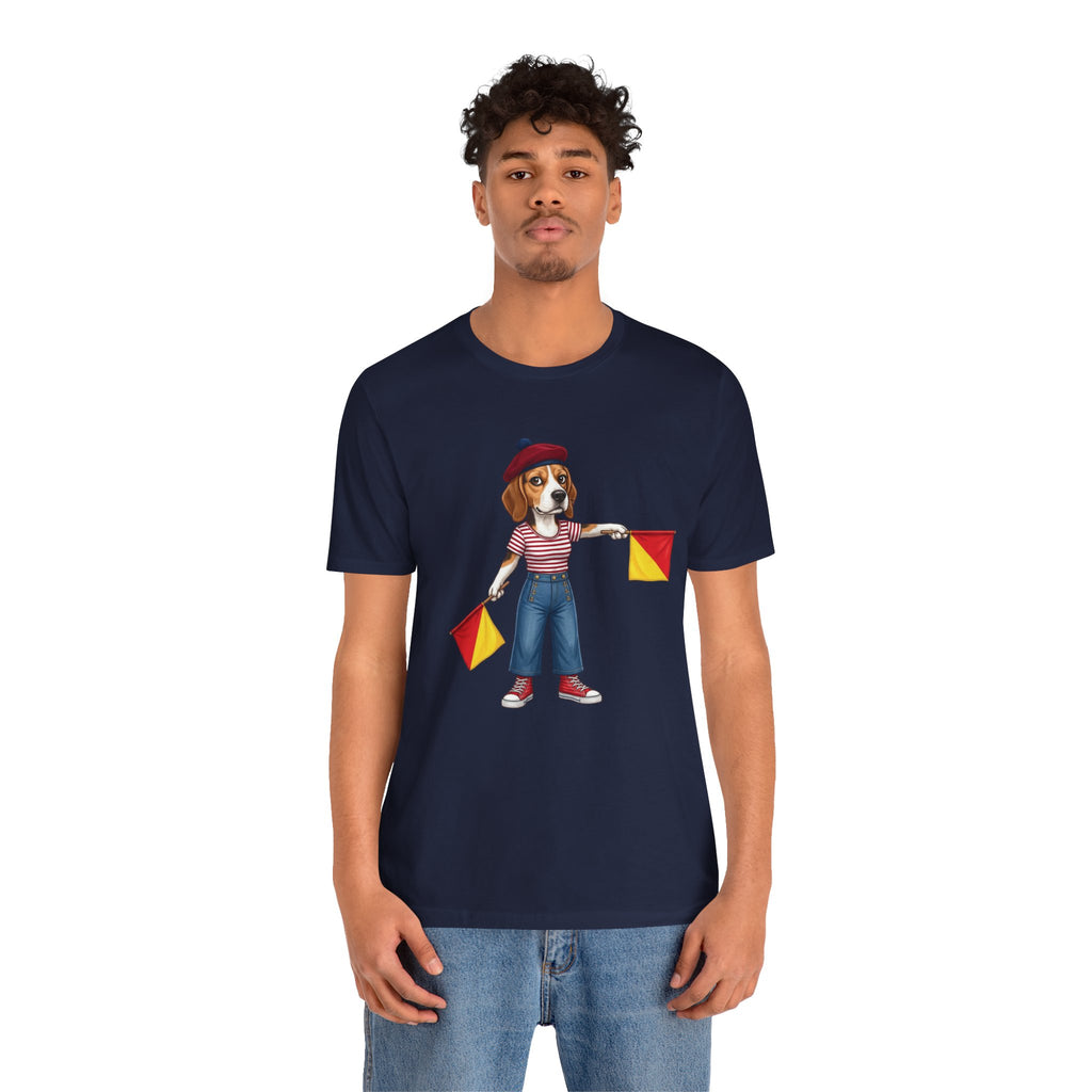 The Semaphore Beagle: Letter ‘M’ Graphic Tee | Wild Follies: Dispatches from Australia