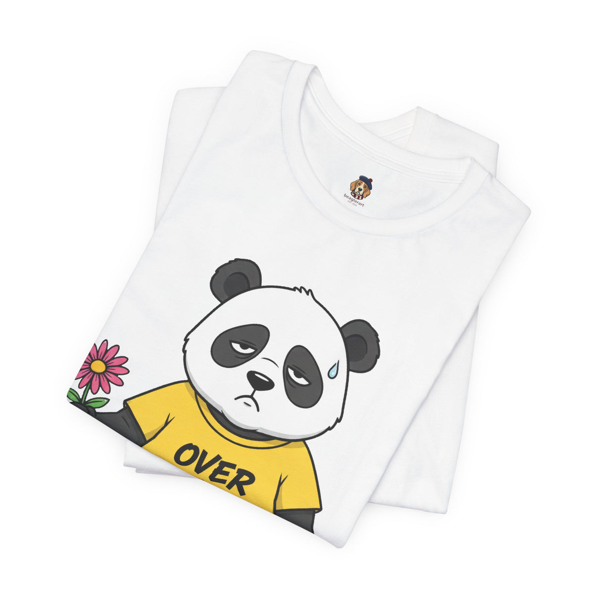 Over It Panda Tee — T‑Shirt for Women Who Need a Break
