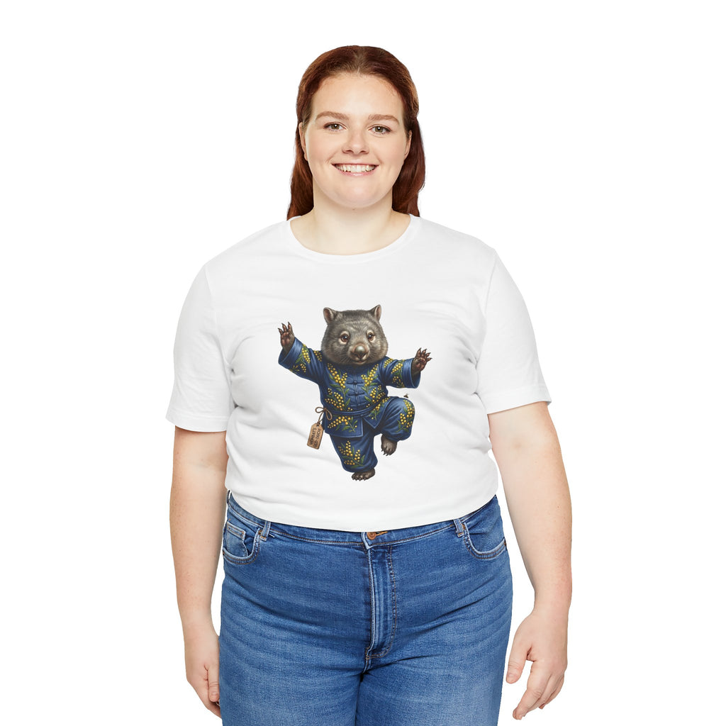Golden Wattle & Zen-The Tai Chi Wombat of Queensland Tee