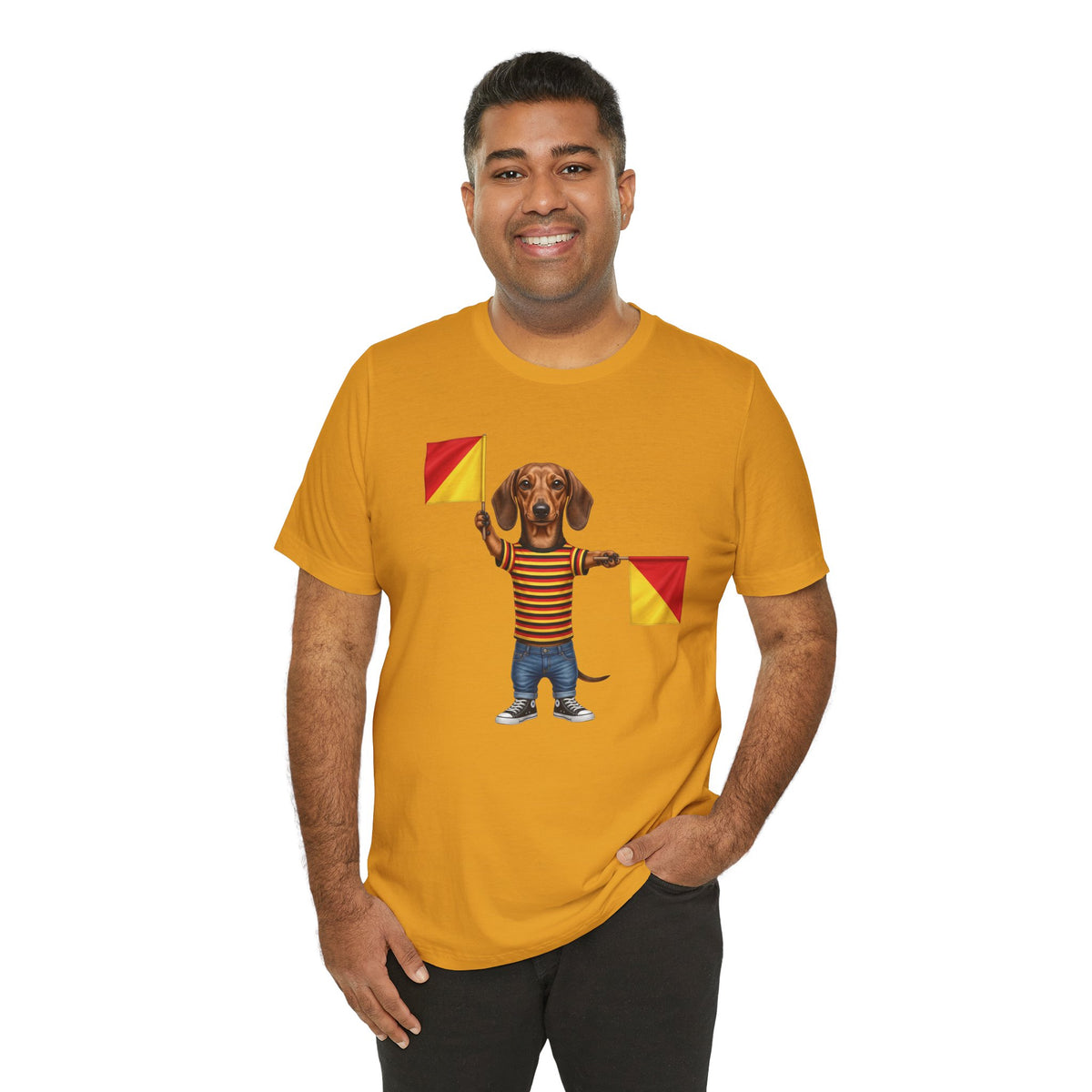 Letter J Dachshund Graphic Unisex Tee – Dispatches from Australia Collection