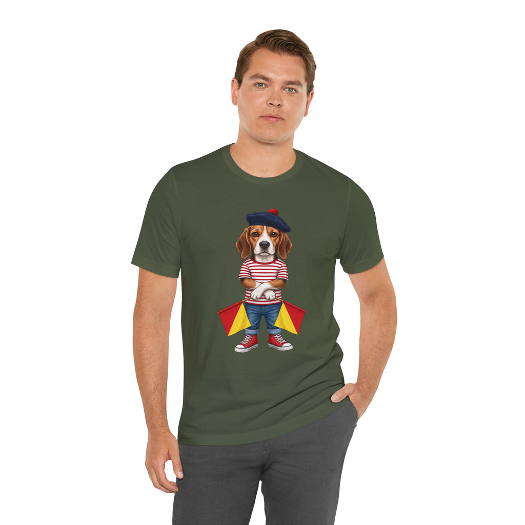 The "End of Message" Beagle Tee | Wild Follies: Dispatches from Australia
