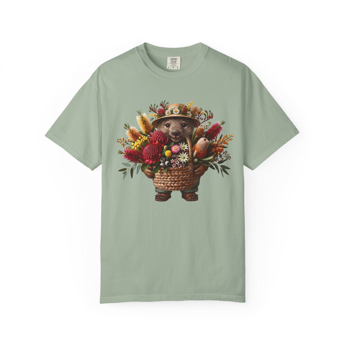 Blooms & Burrows - The Master Gardener Wombat Tee