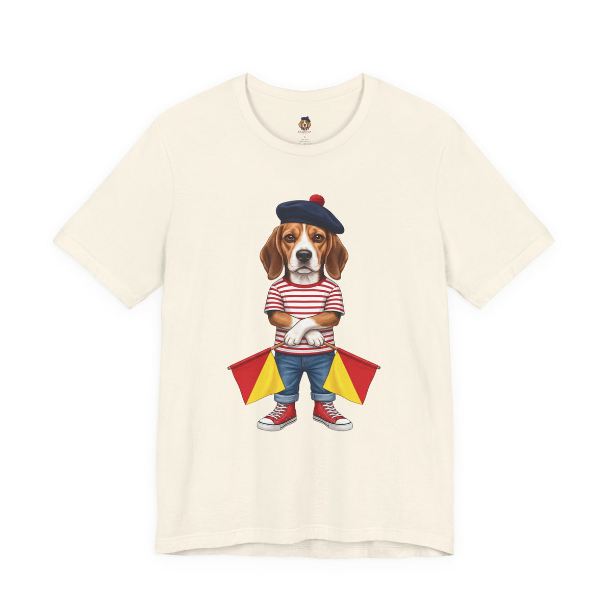 The "End of Message" Beagle Tee | Wild Follies: Dispatches from Australia
