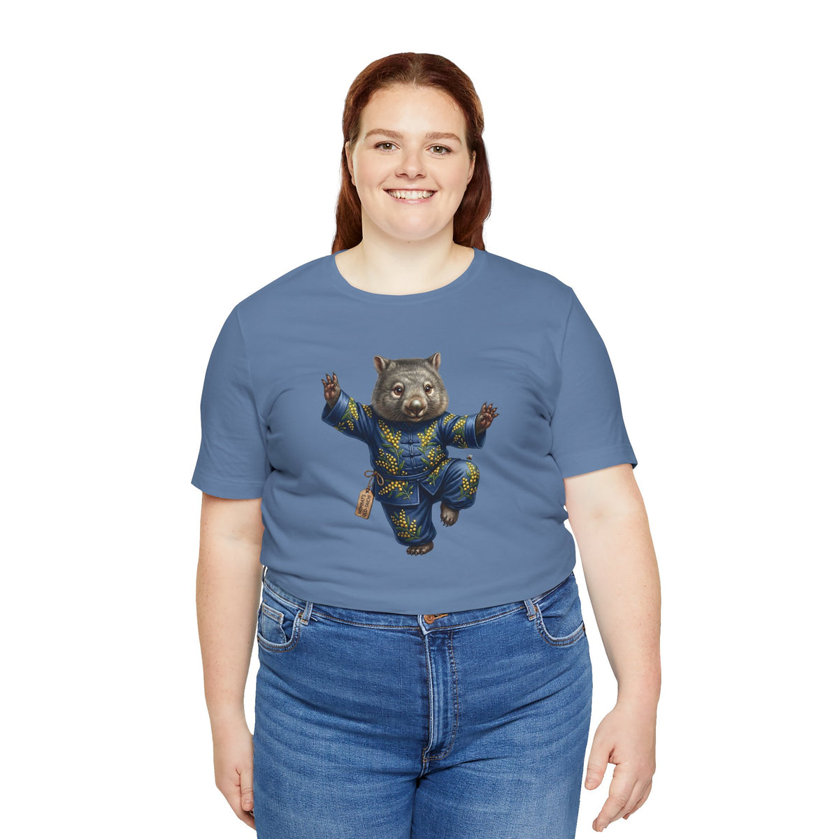 Golden Wattle & Zen-The Tai Chi Wombat of Queensland Tee