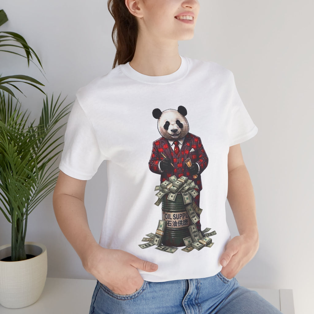 The Oil Broker Graphic Tee: Satirical Geopolitical Apparel