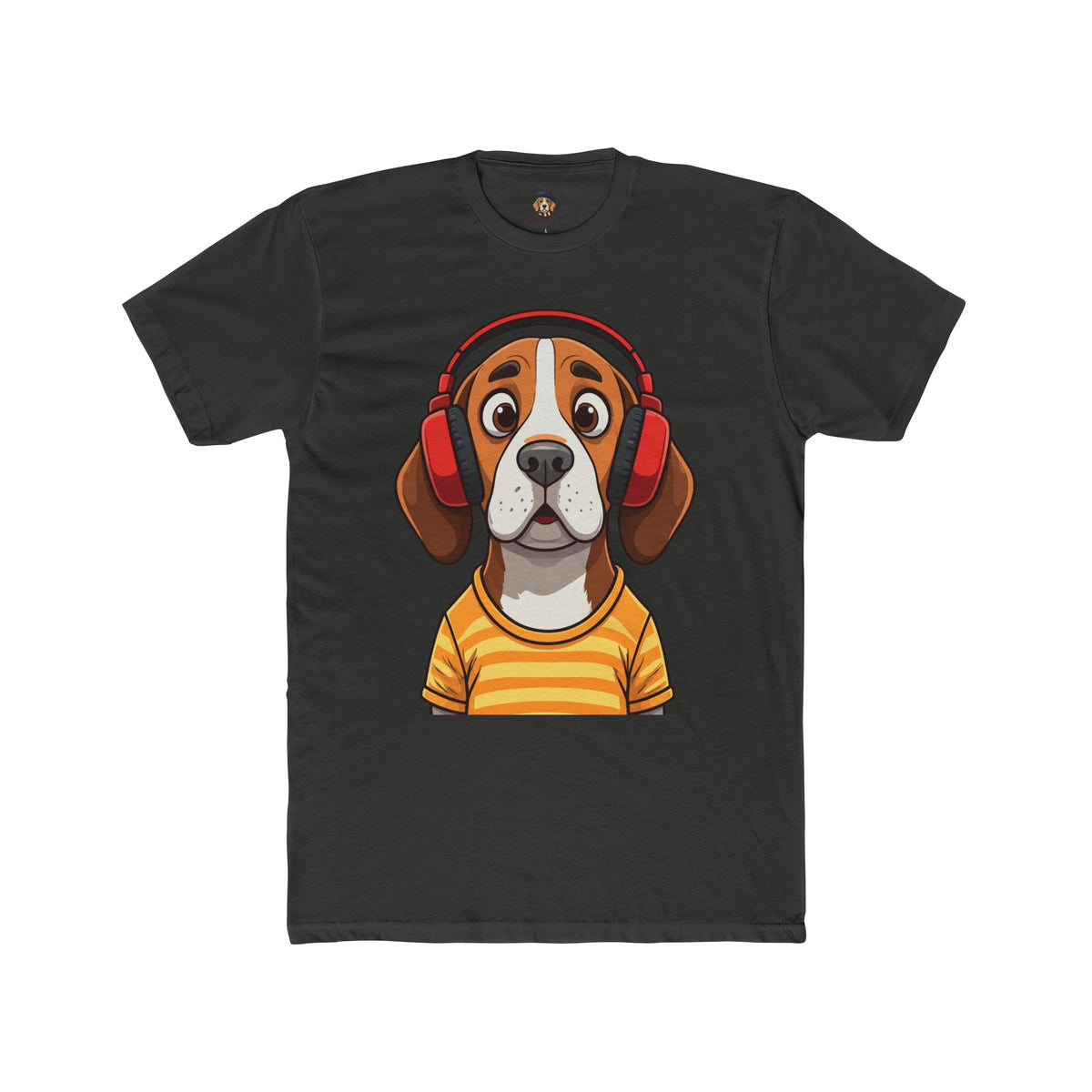 The Soundproof Hound: Startled Beagle Graphic T-Shirt
