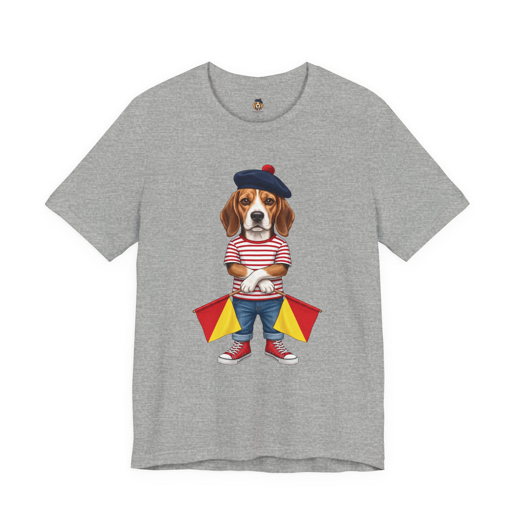 The "End of Message" Beagle Tee | Wild Follies: Dispatches from Australia