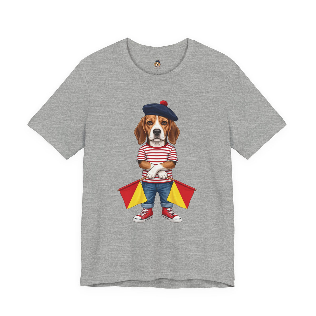 The "End of Message" Beagle Tee | Wild Follies: Dispatches from Australia