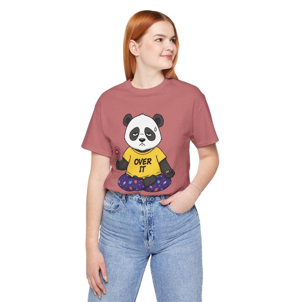 Over It Panda Tee — T‑Shirt for Women Who Need a Break