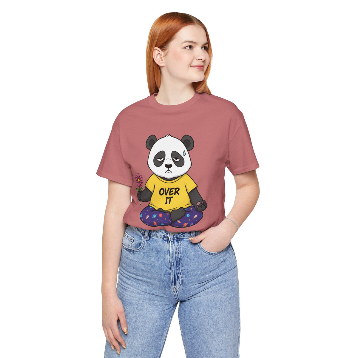 Over It Panda Tee — T‑Shirt for Women Who Need a Break