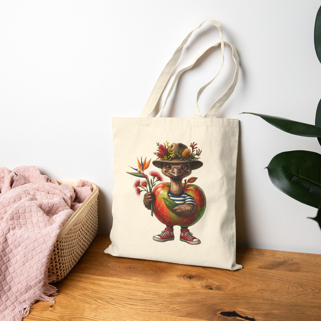 She’ll Be Apples - Heavy-Duty Aussie Emu Canvas Tote Bag